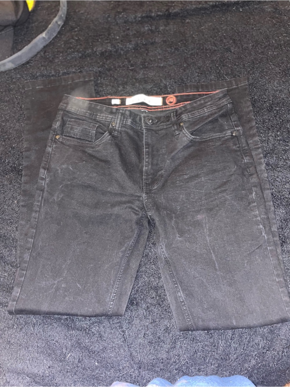 rebels Black Slim Straight Men's Jeans
